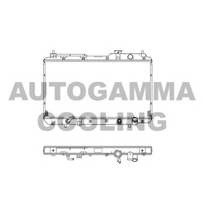 Foto Radiatore, Raffreddamento motore AUTOGAMMA 102854