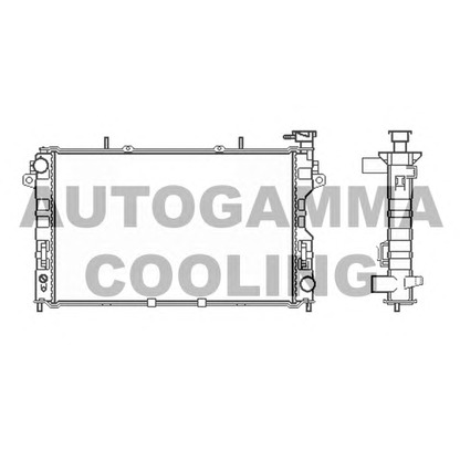 Photo Radiateur, refroidissement du moteur AUTOGAMMA 102862