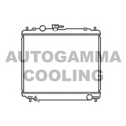 Zdjęcie Chłodnica, układ chłodzenia silnika AUTOGAMMA 102872