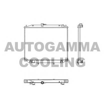 Photo Radiateur, refroidissement du moteur AUTOGAMMA 102933