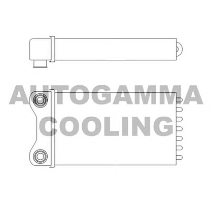 Photo Heat Exchanger, interior heating AUTOGAMMA 102987