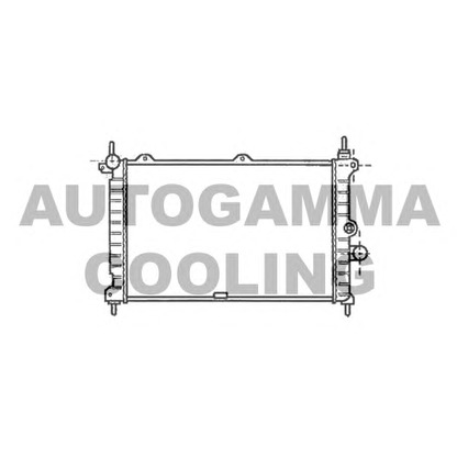 Photo Radiator, engine cooling AUTOGAMMA 103000