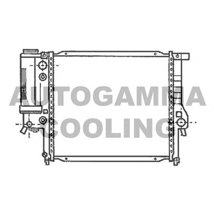 Foto Radiador, refrigeración del motor AUTOGAMMA 103034