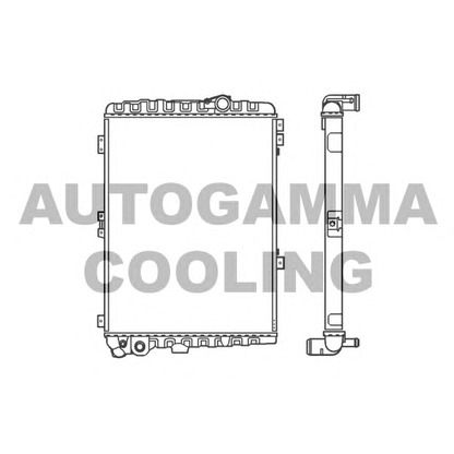 Photo Radiateur, refroidissement du moteur AUTOGAMMA 103036