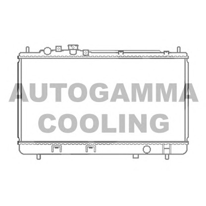 Photo Radiator, engine cooling AUTOGAMMA 103056