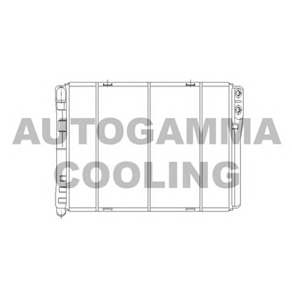 Photo Radiator, engine cooling AUTOGAMMA 103069