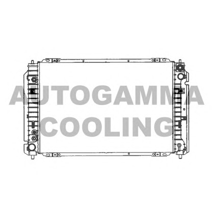 Photo Radiator, engine cooling AUTOGAMMA 103076