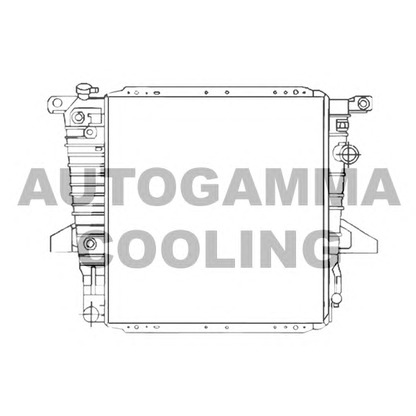 Zdjęcie Chłodnica, układ chłodzenia silnika AUTOGAMMA 103160