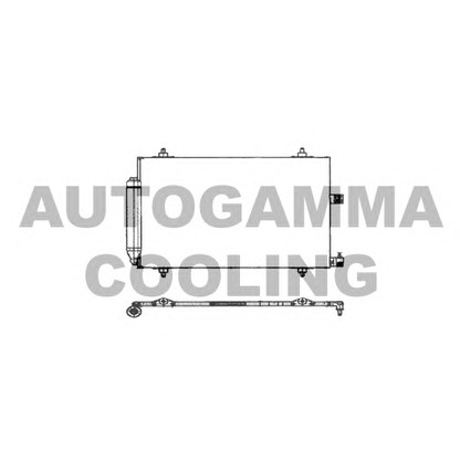 Photo Condenser, air conditioning AUTOGAMMA 103225