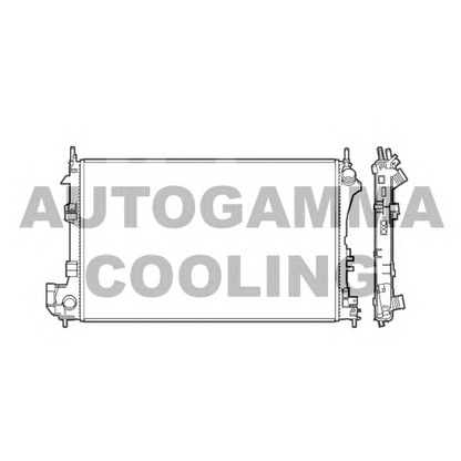 Photo Radiateur, refroidissement du moteur AUTOGAMMA 103237