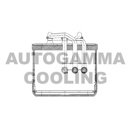 Photo Heat Exchanger, interior heating AUTOGAMMA 103396