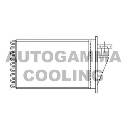 Zdjęcie Wymiennik ciepła, ogrzewanie wnętrza AUTOGAMMA 103409