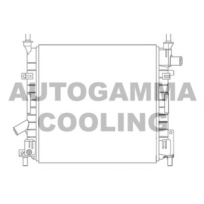 Zdjęcie Chłodnica, układ chłodzenia silnika AUTOGAMMA 103428