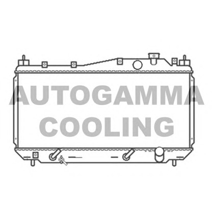 Foto Radiador, refrigeración del motor AUTOGAMMA 103435