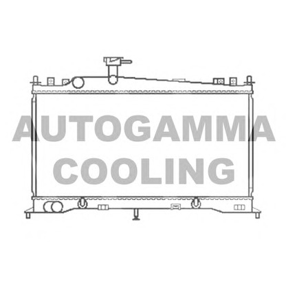 Photo Radiator, engine cooling AUTOGAMMA 103439