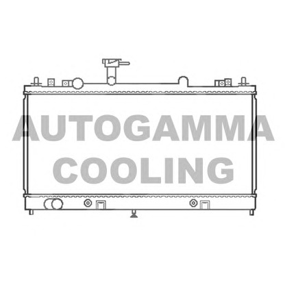 Photo Radiator, engine cooling AUTOGAMMA 103441