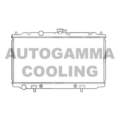 Photo Radiator, engine cooling AUTOGAMMA 103501