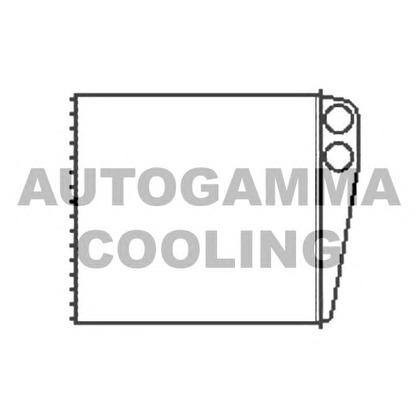 Zdjęcie Wymiennik ciepła, ogrzewanie wnętrza AUTOGAMMA 103542