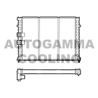 Photo Radiateur, refroidissement du moteur AUTOGAMMA 103578