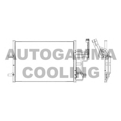 Zdjęcie Skraplacz, klimatyzacja AUTOGAMMA 103621