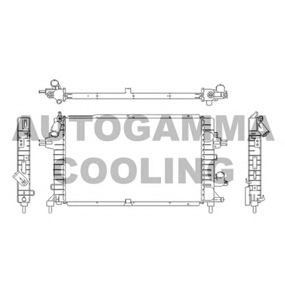 Foto Kühler, Motorkühlung AUTOGAMMA 103631