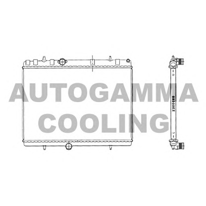 Photo Radiateur, refroidissement du moteur AUTOGAMMA 103638