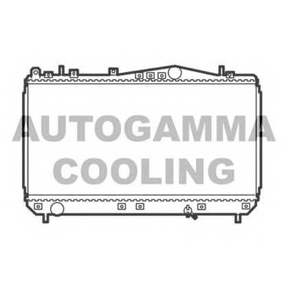 Photo Radiator, engine cooling AUTOGAMMA 103650