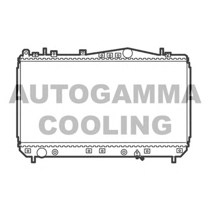 Photo Radiator, engine cooling AUTOGAMMA 103651