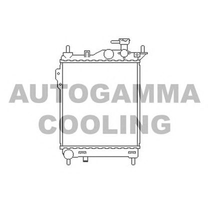 Foto Radiatore, Raffreddamento motore AUTOGAMMA 103667