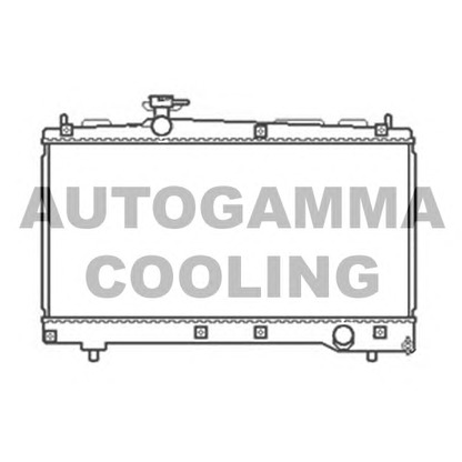 Foto Radiador, refrigeración del motor AUTOGAMMA 103712