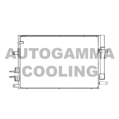 Photo Condenser, air conditioning AUTOGAMMA 103717