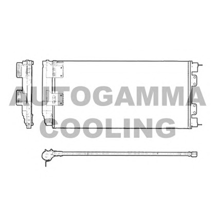 Фото Конденсатор, кондиционер AUTOGAMMA 103763
