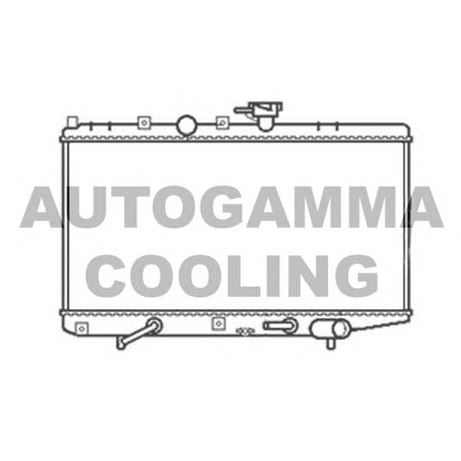 Photo Radiator, engine cooling AUTOGAMMA 103818