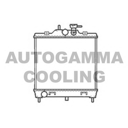 Photo Radiator, engine cooling AUTOGAMMA 103821