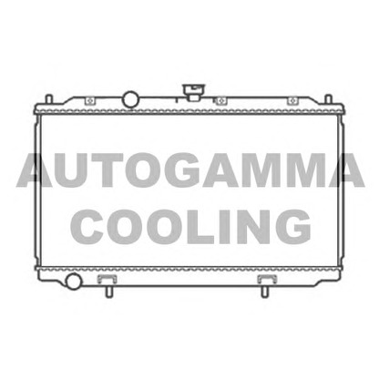 Photo Radiator, engine cooling AUTOGAMMA 103840