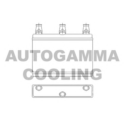 Photo Heat Exchanger, interior heating AUTOGAMMA 103896