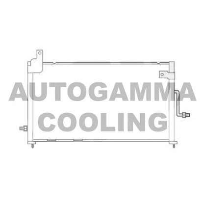 Photo Condenser, air conditioning AUTOGAMMA 103904