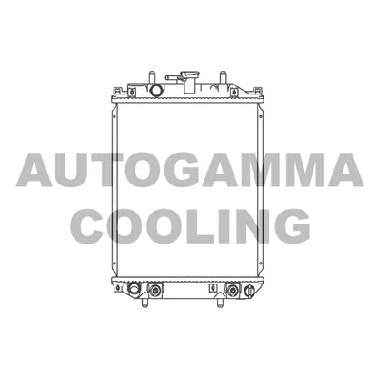 Photo Radiator, engine cooling AUTOGAMMA 103912