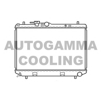 Foto Radiador, refrigeración del motor AUTOGAMMA 103913