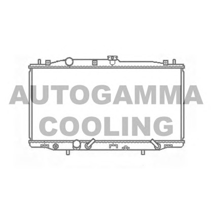 Photo Radiator, engine cooling AUTOGAMMA 103926