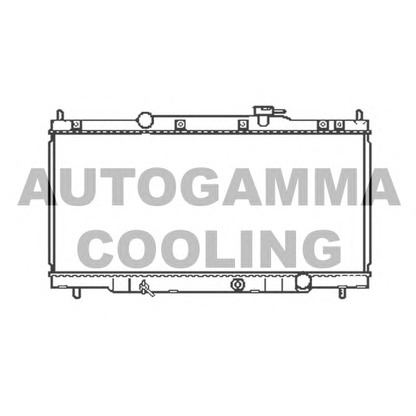 Фото Радиатор, охлаждение двигателя AUTOGAMMA 103928