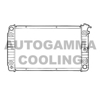 Photo Radiator, engine cooling AUTOGAMMA 103940
