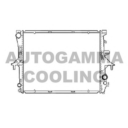 Photo Radiator, engine cooling AUTOGAMMA 103942