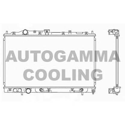 Photo Radiateur, refroidissement du moteur AUTOGAMMA 103958