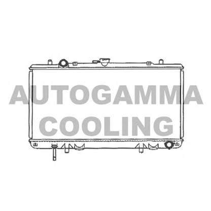 Foto Radiador, refrigeración del motor AUTOGAMMA 103964