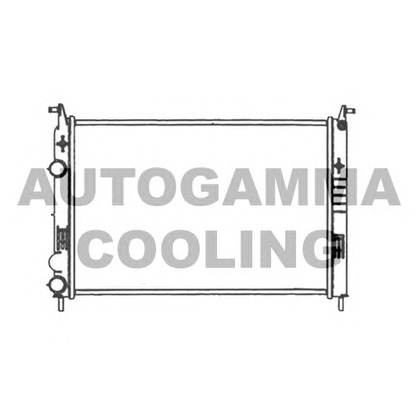 Foto Radiatore, Raffreddamento motore AUTOGAMMA 103967