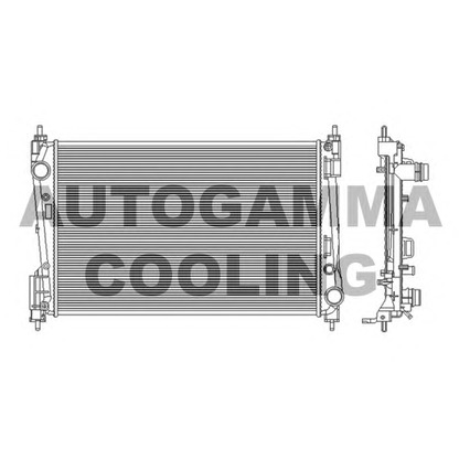 Photo Radiateur, refroidissement du moteur AUTOGAMMA 103986