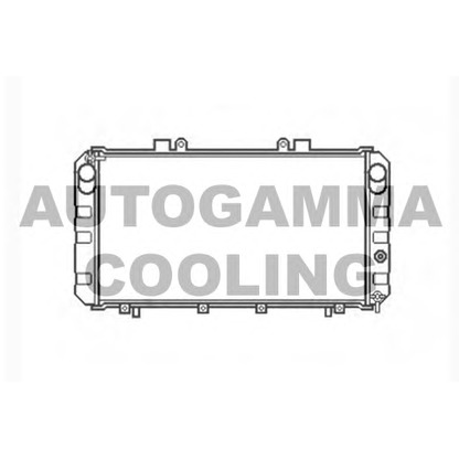 Photo Radiator, engine cooling AUTOGAMMA 104022