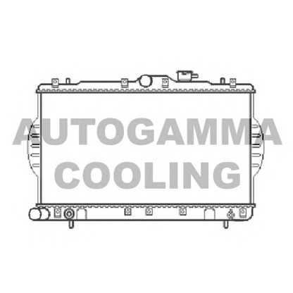 Photo Radiator, engine cooling AUTOGAMMA 104062