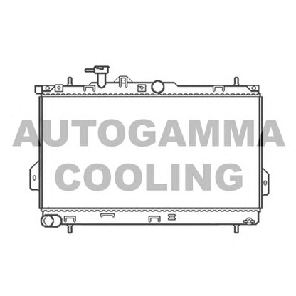 Zdjęcie Chłodnica, układ chłodzenia silnika AUTOGAMMA 104066
